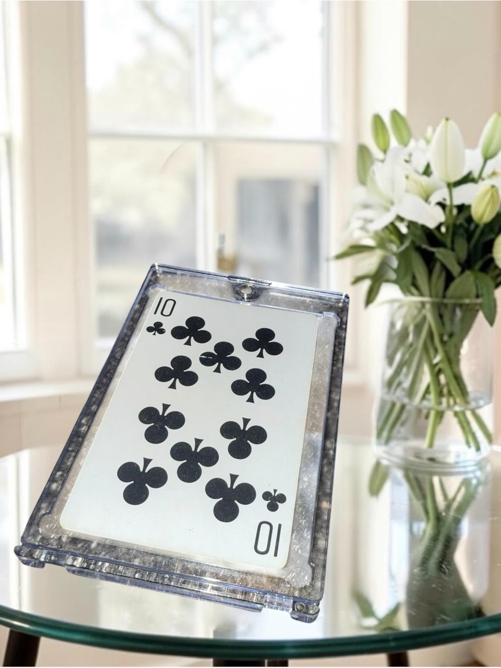 Tiffany & Co. 10 ♣️ Collectors Card in Hard Case-NO BOX
